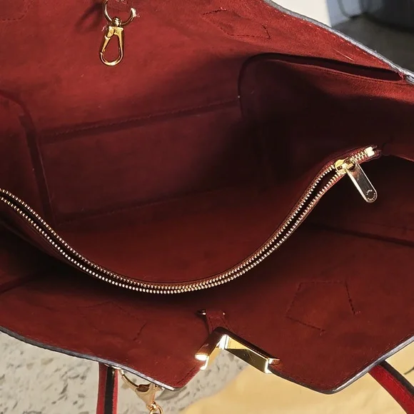 Louis Vuitton Kimono Red and Brown Monogram  Bag with Dust Bag - Picture 10 of 17